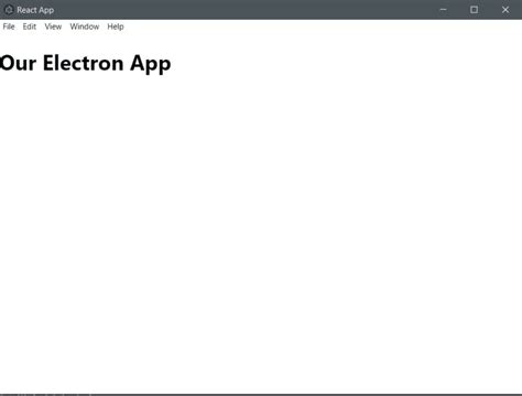electron restart app|How to set up hot reload on Electron .
